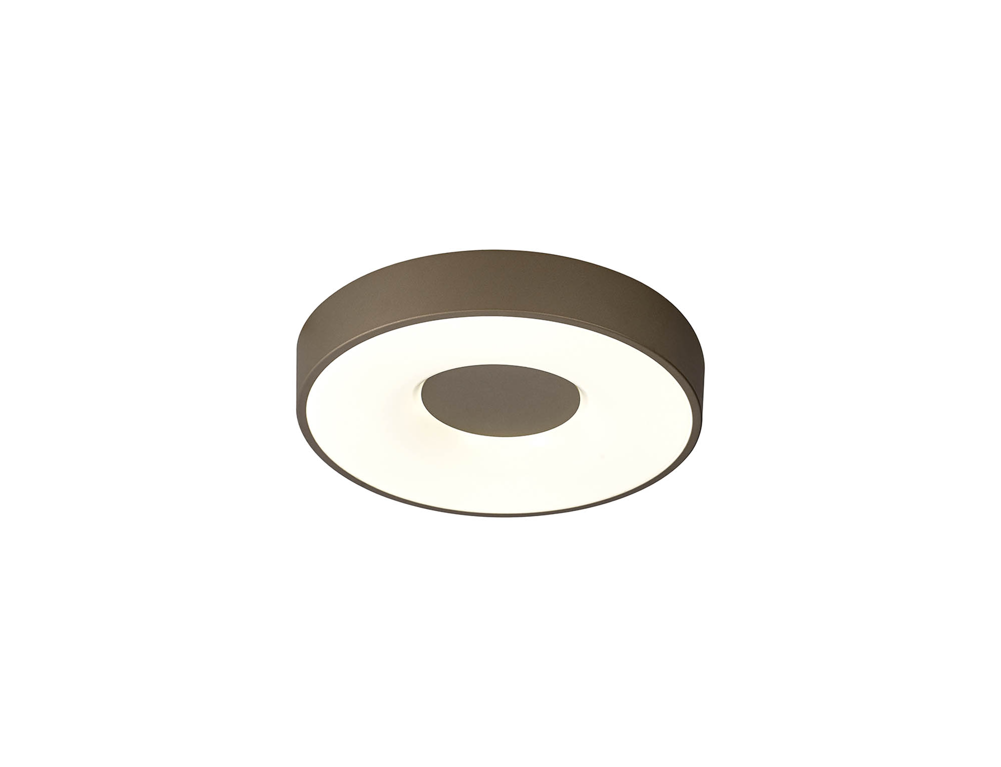 M7692  Coin 56W LED Round  Flush Ceiling Sand Brown